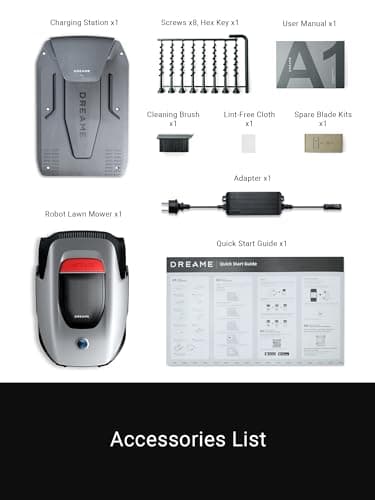dreame Robotic Lawn Mower A1, Automatic Lawn Mower with Accurate Navigation and Obstacle Avoidance, U-Shape Path Planning, Perfect for Grass Cutting 8
