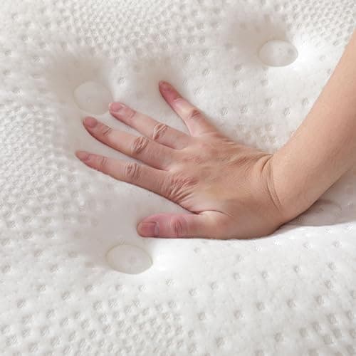 Rimensy Full Gel Memory Foam & Innerspring Hybrid Mattress, Motion Isolation, Medium Firm, Pressure Relief, 54"x75"x12" 6