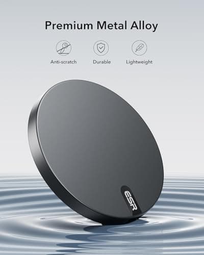 ESR for MagSafe Charger 15W Wireless Charger for iPhone 17/16/15/14/13/12 Apple Magnetic Charging Pad for AirPods 4/3/Pro/Pro 2 Galaxy S25 Series with Dual USB C Ports, Black 6