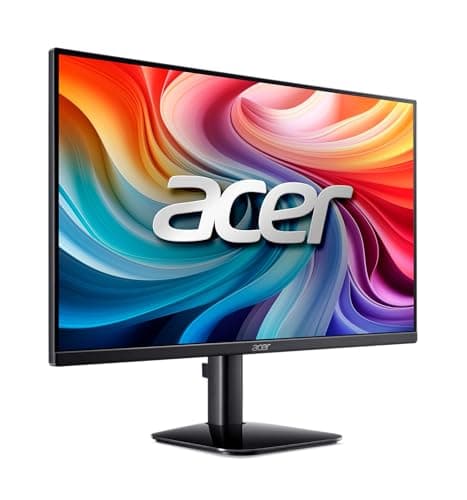 acer 27 Inch Monitor- KB272-27 Inch FHD IPS (1920 x 1080) Display, Up to 120Hz Refresh Rate, 99% sRGB, Tilt, Adaptive-Sync Support (FreeSync Compatible) 1ms (VRB), sRGB 99% Color, HDMI & VGA Ports 9