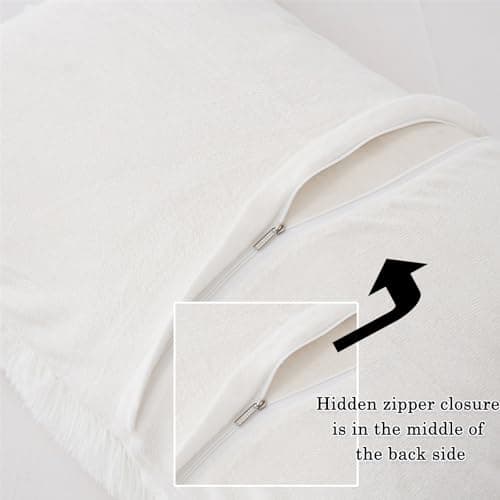 MorroMorn Body Pillow Cover with Zipper, Fluffy Body Pillow Pillowcase Fuzzy Long Pillow Case 20x54 inches - Luxury Faux Fur Shaggy Decorative Ultra Soft Plush for Room Decor Gifts (White) 5