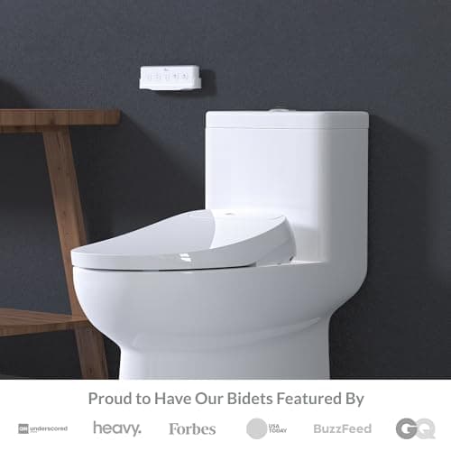 Bio Bidet Discovery DLS Electric Bidet Toilet Seat Elongated, Warm and Cold Water, Warm Air Dryer, Low Profile Heated Seat, Automatic Open and Slow Close Lid, White 6