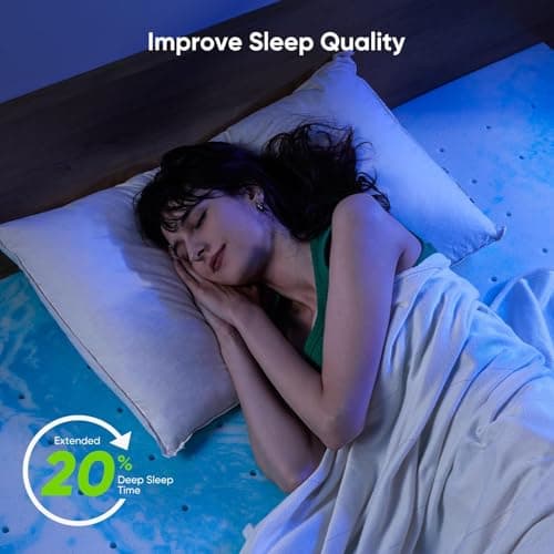 Marsail 3-inch Queen Memory Foam Mattress Topper, Gel Infused Cooling, Soft for Sleeper Sofa, RV, Camper, CertiPUR-US Certified 5