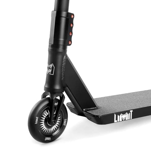 Limit LMT23AZ Pro Trick Street Scooter for Tall Adult and Teens Professional Stunt BMX Freestyle Scooters SCS 4 Bolts with Boxed Ends Perfect for Intermediate Advanced Riders (Black) 9