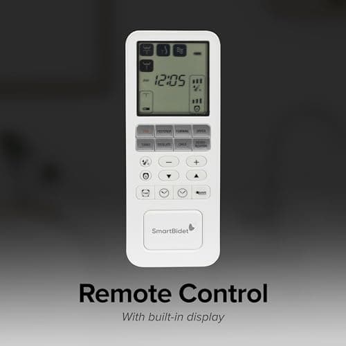 SmartBidet® SB-3000 Electric Smart Bidet Toilet Seat for Elongated Toilets with Remote Control with Screen, Unlimited & On Demand Warm Water 7