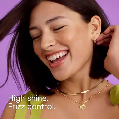 Conair Hair Dryer with Diffuser and Folding Handle, 1875W Travel Blow Dryer with Concentrator, Radiance Boost with Nano-Quartz Ceramic for Less Frizz, More Shine, and Silky Hair, Dusty Rose 5