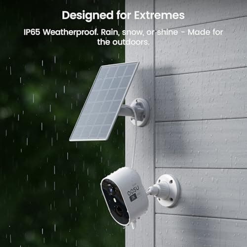 aosu 2K Solar Camera Outdoor Wireless, Cameras for Home Security, WiFi Camera for Home Surveillance with Spotlight Color Night Vision, PIR/AI Motion Detection, 2-Way Talk, IP66 Waterproof 8