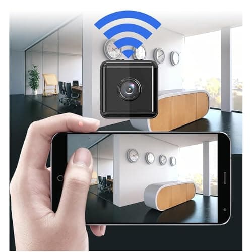 Wireless WiFi Security Camera Hdde Home Indoor Outdoor Cameras House 1080P Car Camaras Smart Home Camara Baby for House Office Outdoor Cams Mobile APP Remote Security Pet Dog Cam No Need Wifi Camera 8
