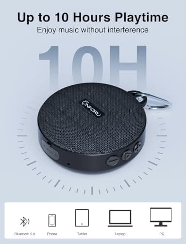 Onforu Portable Bluetooth Speaker for Bike, IP65 Waterproof Mini Outdoor Shower Travel Speakers, Bike Accessories Wireless Bicycle Speaker with Loud Sound for Riding, Ideal Gift 8