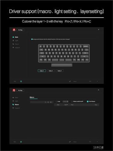 Kusigssk 60% Custom Mechanical Keyboard Kit，61-Key Hot-Swappable 3-pin/5-pin Switch with Sound-Dampening Foam，RGB Backlit Gaming Keyboard DIY Kit – Compatible with Win/Mac(SK1 White) 8