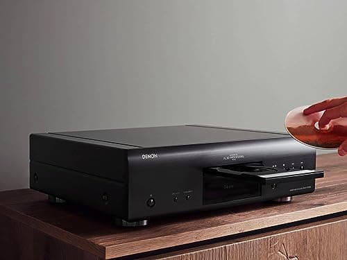 Denon DCD-1700NE SACD Player, CD Players for Home, Ultra-Precision 192 kHz/32 Bit D/A Converter, Vibration-Resistant Design, Supports DSD, FLAC, WAV Files, Pure Direct Mode, 2 Digital Outputs, Black 7