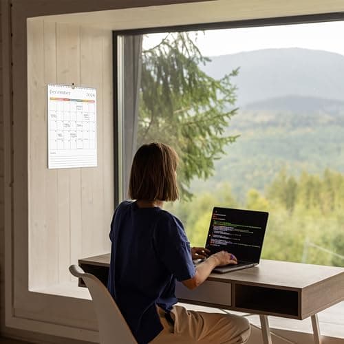 Beautiful 2026 Wall Calendar - Runs from January 2026 until July 2027 - Large 15" x 10" Office Wall Calendar for Easy Organizing 8