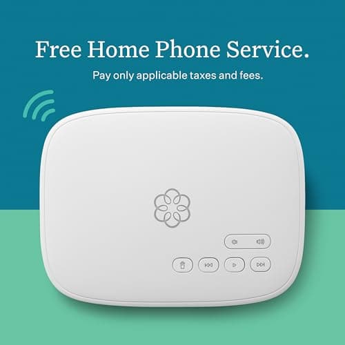 Ooma Telo Air and Handset. Free Internet Home Phone Service Wi-Fi Connectivity. Affordable landline Replacement. Unlimited Nationwide Calling. Mobile app. Low International Rates. Blocks robocalls. 5