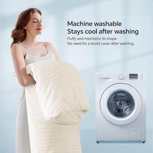 ChiXpace Cooling Comforter Full/Queen Size - Lightweight Summer Comforter for Hot Sleepers and Night Sweats, Q-Max 0.45 with Japanese Arc-Chill Cold Tech Fabric, Cooling Blanket Grey 6