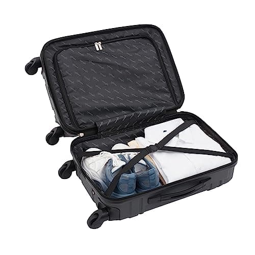 Wrangler Astral Hardside Luggage, Dark Shadow, 22-Inch Carry-On 5