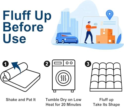 COONP King Mattress Topper, Extra Thick Pillowtop, Cooling Plush Mattress Pad Cover Cotton Top Bed Topper Protector with 8-21 Inch Deep Pocket 6