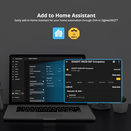 SONOFF SNZB-06P Zigbee Human Presence Sensor, Zigbee Smart Motion Detector with 5.8GHZ cmWave Radar, Requires ZigBee Bridge (1) 9