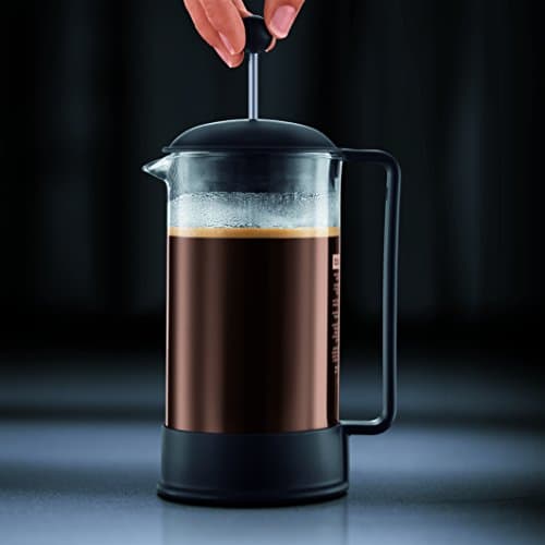 Bodum 34oz Brazil French Press Coffee Maker, High-Heat Borosilicate Glass, Black - Made in Portugal 5