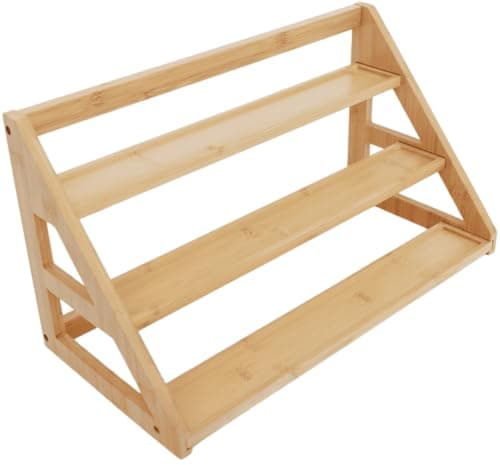 Rasydyn Spice Rack - Bamboo Spice Rack Organizer for Cabinet Countertop 6