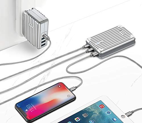 Zendure A3PD Power Bank 10000mah Durable 18W PD & QC 3.0 USB-C External Battery Charger with Dual USB Output (3A), Compact Portable Charger for iPhone, iPad, Nintendo Switch, Samsung - Silver 6