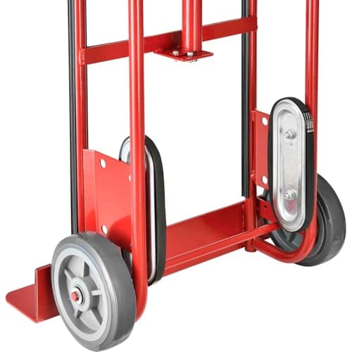 Global Industrial 2-Wheel Professional Appliance Hand Truck with Stair Climbing Wheels, 750 Lb Capacity, Industrial Hand Truck with Ratcheting Nylon Strap 5