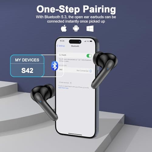 Samsung Wireless Headphones Bluetooth Ear Buds for Samsung Galaxy A17 A16 A36 S25 Ultra S24 S23 S22 S21 Bluetooth 5.3 Earbuds with Mic Noise Cancelling in Ear Earphones 60H Playback with LED Display 5