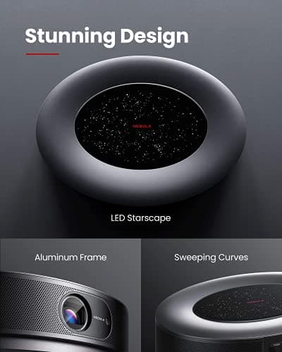 NEBULA Cosmos Max 4K UHD TV Home Theater/Entertainment Projector, Outdoor projector, Android TV 9.0 with 5000+ Apps, 360 ° of True 3D Audio, HDR10, HLG, Dynamic Smoothing (Renewed) 5