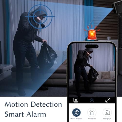 Wireless Indoor 4K Camera Home Security Mini WiFi Cameras Small Outdoor HD Cameras Body Small Outdoor Camara Micro Nanny Cam Pet Dog Tiny Cams Babysitter House Camara Room Cams No Need Wifi Camera 5