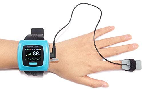 Contec CMS50F Wrist-worn Pulse Oximeter with Software and Download Cable
