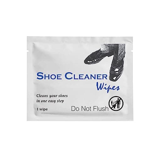 Diamond Wipes Pre-Moistened Shoe Shine Wipes, Streak-Free Shoe Cleaner Pack of 50 Individually Wrapped Wet Wipes - Use On Leather, Travel Essentials