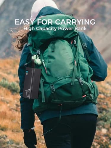 LOHAO Portable Charger Power Bank, PD 30w & QC 3.0 Fast Charging Battery Pack, 70000mah Powerbank 5 Outputs 2 Inputs Compatible with iPhone 17/16/15/14/13/12 and More 7