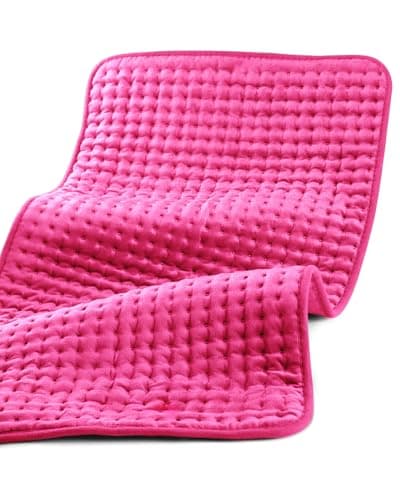 Pink Heating Pad for Period Cramps, CooCoCo FSA Wearables Large Heated Pad, HSA Store Eligible Menstrual Heat Pad, Cute Hot Pad for Back Pain Relief, College Dorm Essentials for Girls