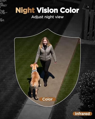 BECAMSO Security Cameras Wireless Outdoor Battery: 2K WiFi Camera Indoor for Home Security System - CCTV Camera Waterproof Night Vision Camaras de Seguridad para Casa Inalambricas 6