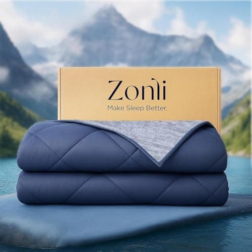 ZonLi Z-Magic 100% Cooling Bamboo Comforter from Viscose, Lightweight All-Season Breathable Bedding Blanket for Hot Sleepers