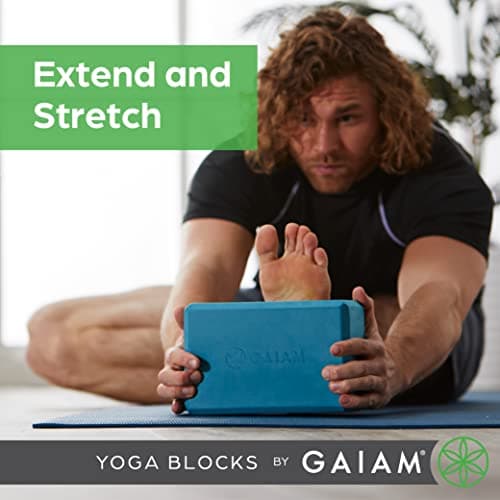 Gaiam Yoga Block - Supportive Latex-Free Eva Foam - Soft Non-Slip Surface with Beveled Edges for Yoga, Pilates, Meditation - Yoga Accessories for Stability, Balance, Deepen Stretches 8