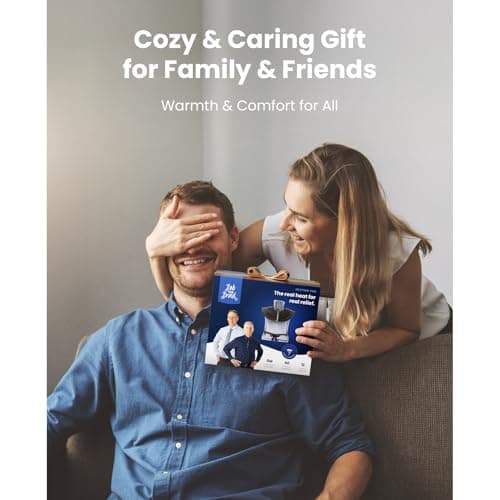 BOB AND BRAD Heating Pad for Back Pain Relief, FSA Edge-Weighted Electric Heat Pad for Neck HSA Eligible, Shoulders &Full Body Relief, Fast Heating, ETL Certified, Gift for Women Men Family 24"x34" 7