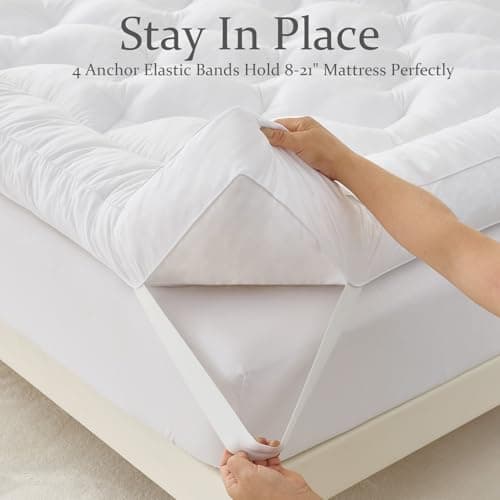 WhatsBedding 5 Inch Memory Foam Mattress Topper Full, 54x75 in 5