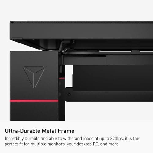 Secretlab Magnus Metal Desk | Ergonomic Gaming Desk with Magnetic Ecosystem | in-Built Cable Management Tray | Ultra-Durable| Black Magnetic Leatherette Desk Mat | 5-Year Warranty 6