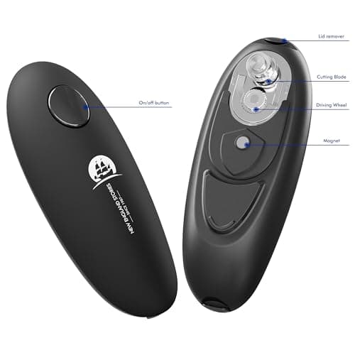 Automatic Electric Can Opener - Hands-Free Operation, Smooth Edge Cutting, Battery Powered for Effortless Opening 5