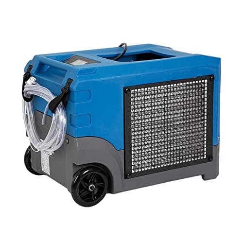 Mounto MOUNTO 268Pints LGR Commercial Compact Dehumidifier with Pump and Drain Hose, LGR Portable Dehumidifier with wheels for Home, Basements, Garages, and Job Sites (Blue)