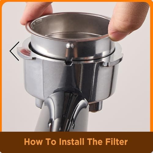 Ollygrin Espresso Machine,15 Bar Semi-Automatic Espresso Maker with Milk Frother,Compact Stainless Steel Coffee Machine with 40oz Removable Water Tank for Cappuccino,Latte, Americano,Sliver for Home 9