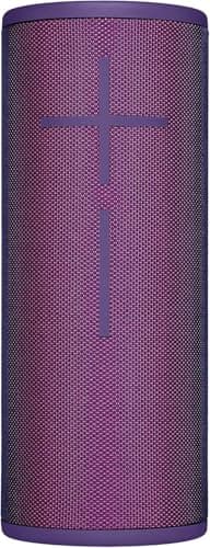 Logitech 2021 Ultimate Ears Boom 3 Wireless Bluetooth Speaker, Bold Sound + Deep Bass, Bluetooth, Magic Button, Waterproof, 15 Hours Battery, Range of 150 ft - Ultraviolet Purple (Renewed)