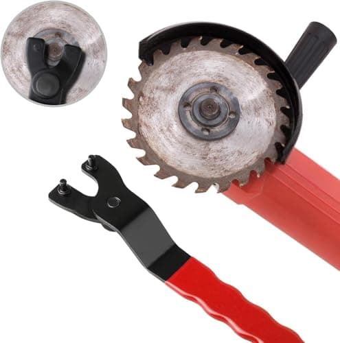 Golden Pearl Pin Spanner,Spanner Wrench for Grinder,Adjustable Pin Wrench for Angle Grinder Machine(Red) 3