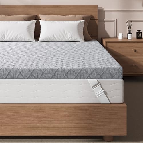 Sleepmax Firm Mattress Topper Full Size 3 Inch - Extra Firm Memory Foam Bed Topper for Back Pain Relief - Cooling Mattress Pad for All Body Shapes - Non-Slip Deluxe Cover, CertiPUR-US Certified