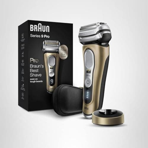 Braun Series 9 Pro 9419s Electric Shaver for Men, Wet & Dry Razor, Shaving Kit with 4+1 Head with ProLift Trimmer 9