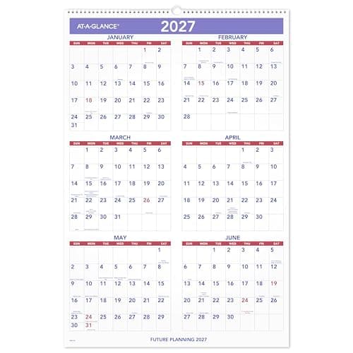 AT-A-GLANCE 2026 Wall Calendar, 20" x 30", Extra Large (PM42826) 5