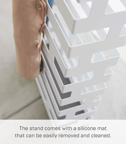 YAMAZAKI Home Brick Umbrella Stand - Storage For Umbrellas & Walking Canes - Steel - Holds 8 Umbrellas 6