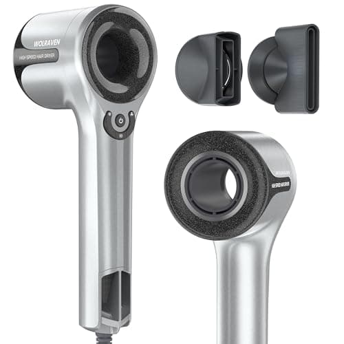 Hair Dryer, Professional Hair Dryer for Salon use, Fast-Drying with Brushless DC Motor,Salon Negative Ions Blow Dryer,No Heat Damage,UL Approved and ALCI Safety Plug,Cold Button Light & Low Noise