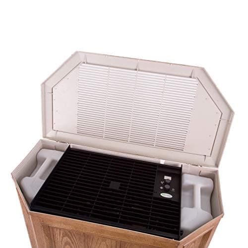 AIRCARE 696 400HB Digital Whole-House Console-Style Evaporative Humidifier, Light Oak 7