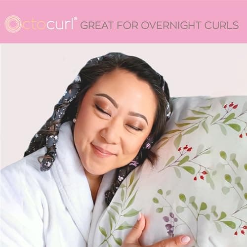 Octocurl Satin Pillowcase Reversible to Absorbent Microfiber for Wet Hair | Softer Than Silk | Cooling Satin Pillowcase | Vegan Silk Pillowcase for Hair & Skin (Pillowcase - Meadowy) 6